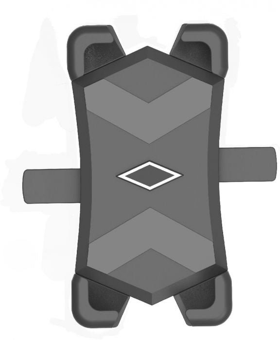 Cell Phone Mount - 4 Corner Profile, 4.5-7.2 Inch Phones, 20-30mm Handlebar Mount - Image 8