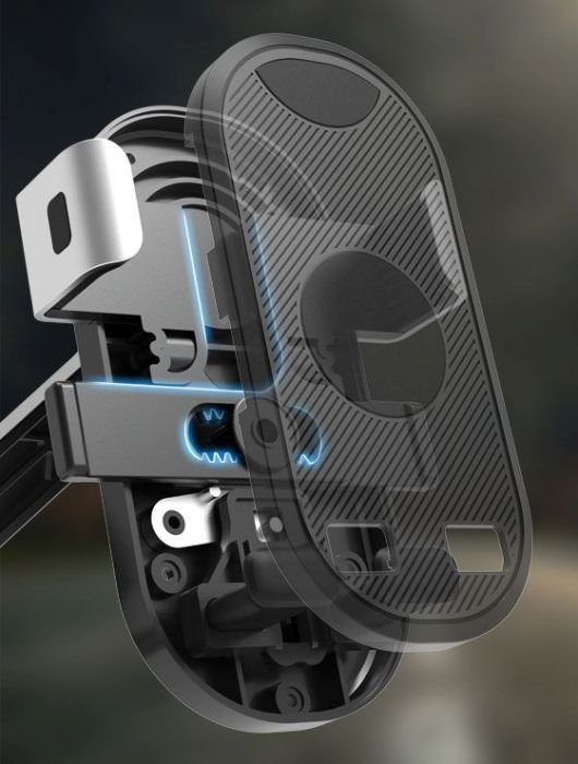 Cell Phone Mount - Side & Bottom Support Profile, 4.5-7.2 Inch Phones, 20-30mm Handlebar Mount - Image 8