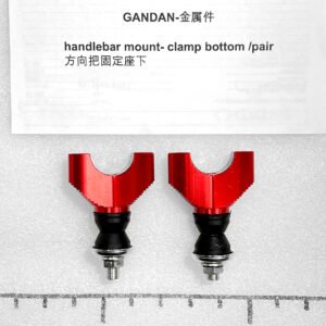 Emmo Gandan - Handlebar Mount - Bottom Clamp (Pair)